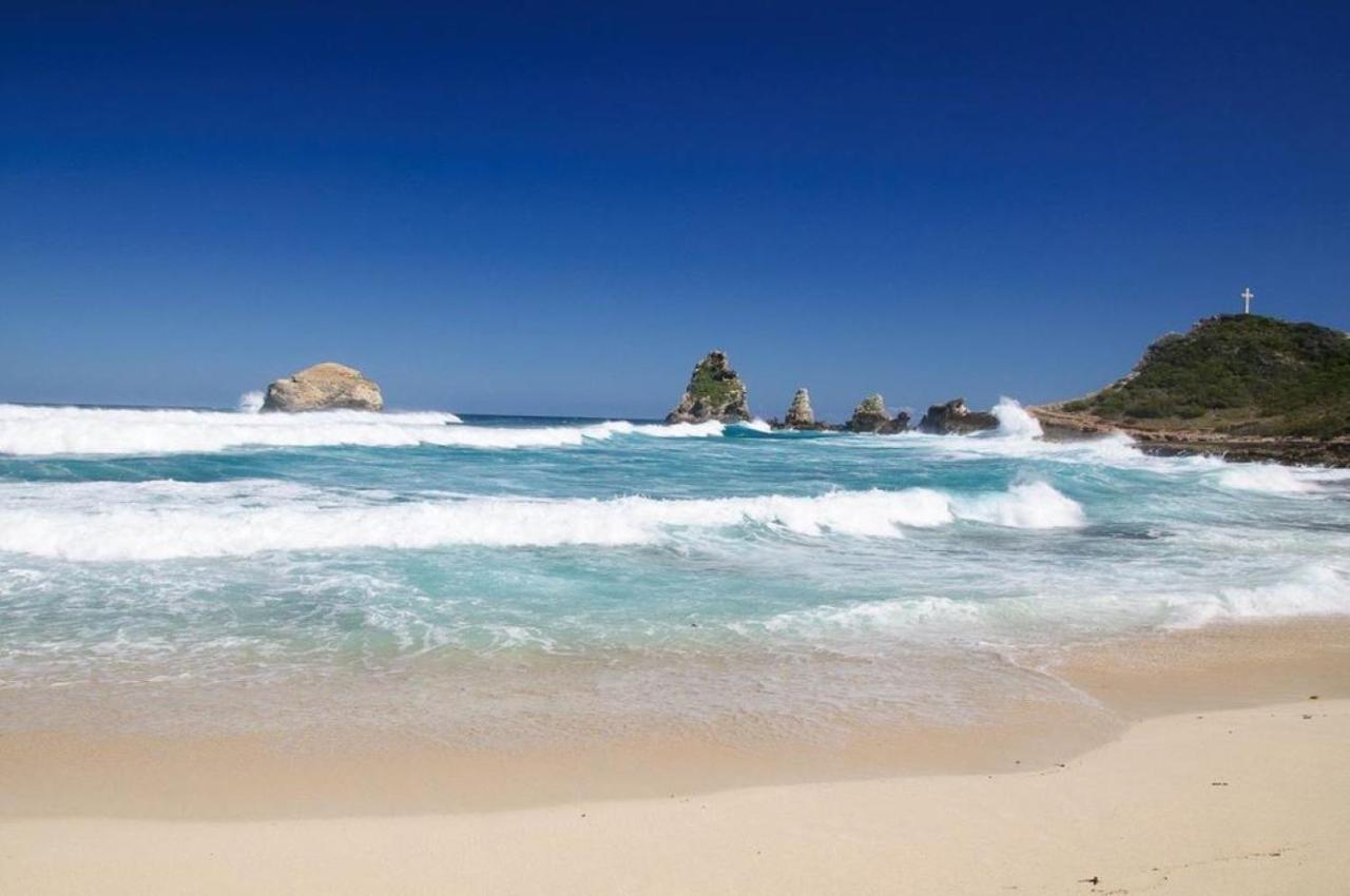 Studio Mojito Vue Mer,Piscine Avec Cuve Eau Et Acces Plage Et Piscine Anse Des Rochers 생프랑수아 외부 사진